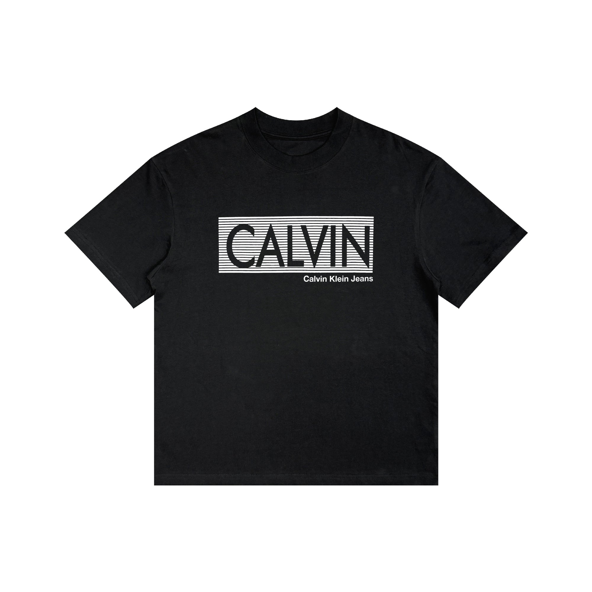 Calvin Klein Kaos Logo Seri Huruf, Unisex '"COD '" K211
