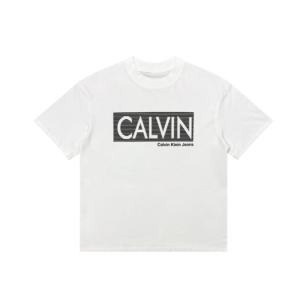 Calvin Klein Kaos Logo Seri Huruf, Unisex '"COD '" K211