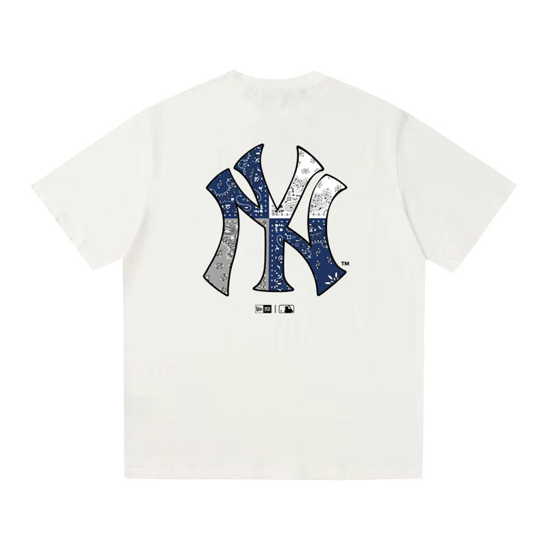 MLB Kaos Logo Seri Huruf, Unisex '"COD '" M-220 Ada 3 Pilihan Warna