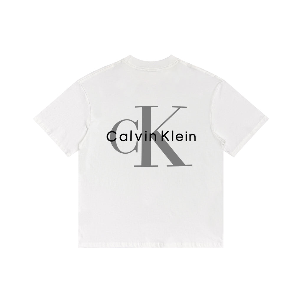 Calvin Klein Kaos Logo Seri Huruf, Unisex '"COD '" K212