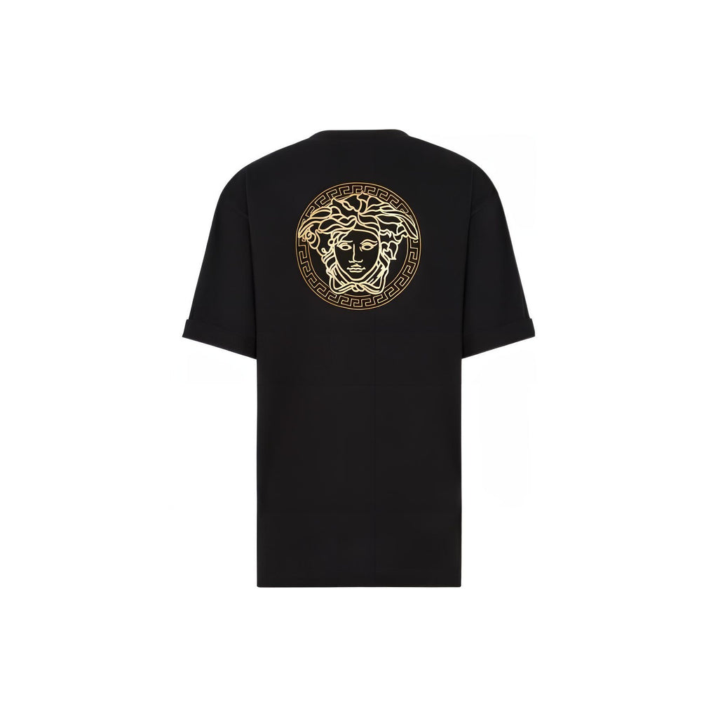 Kaos Pendek FENDI dengan Motif Gambar/Cetak, Cocok untuk Pria dan WanitaF-17