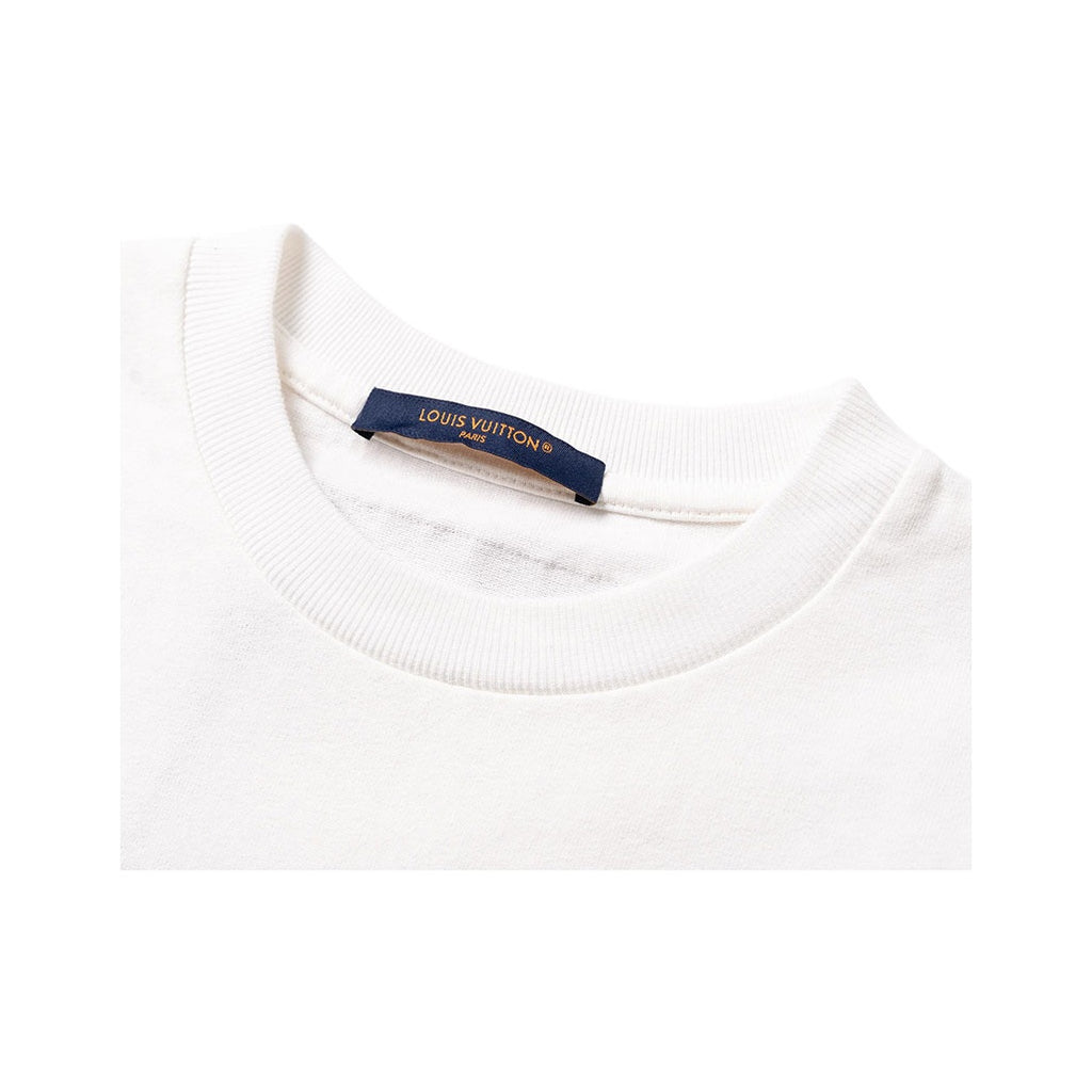 LV Kaos Logo Seri Huruf, Unisex, COD '-L-05