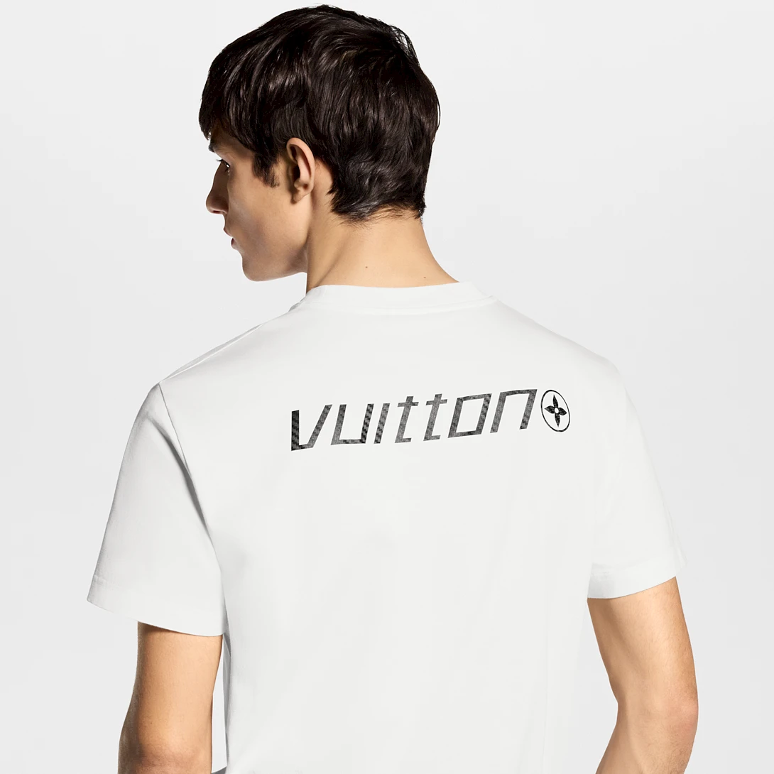 Louis Vuitton Kaos Logo Seri Huruf, Unisex '"COD '"  LV-2003