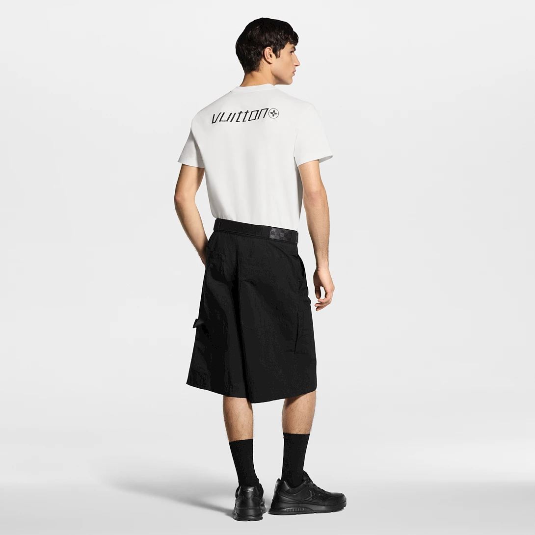 Louis Vuitton Kaos Logo Seri Huruf, Unisex '"COD '"  LV-2003