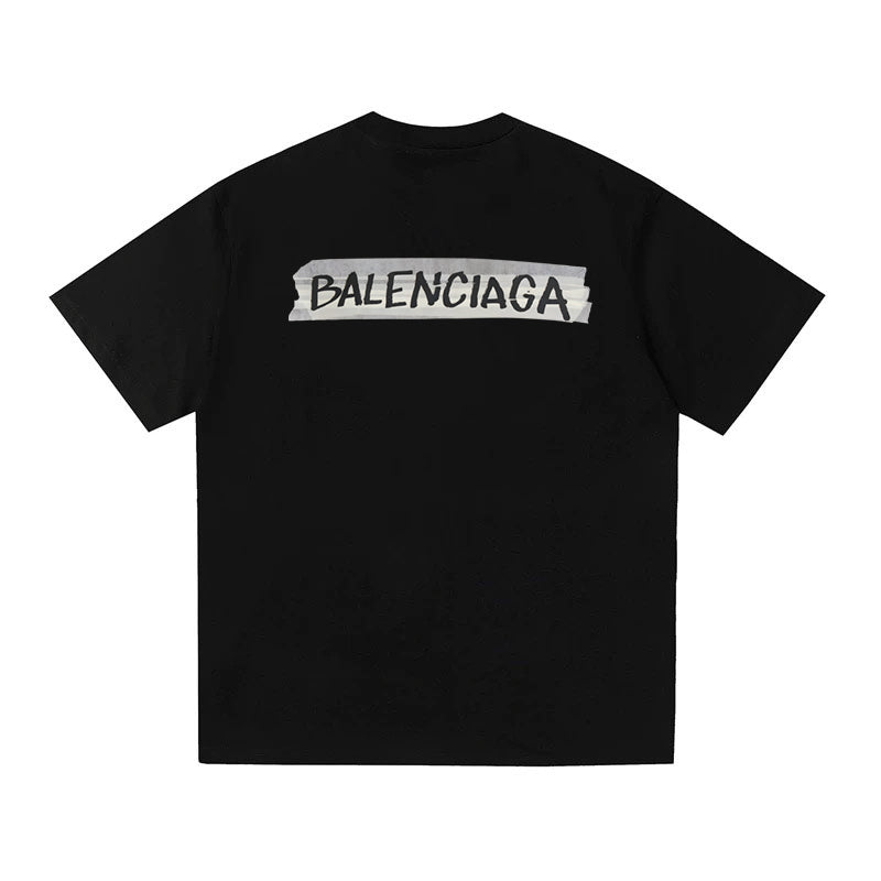 BALENCIAGA Kaos Seri Huruf, Unisex '"COD '"  BA-17