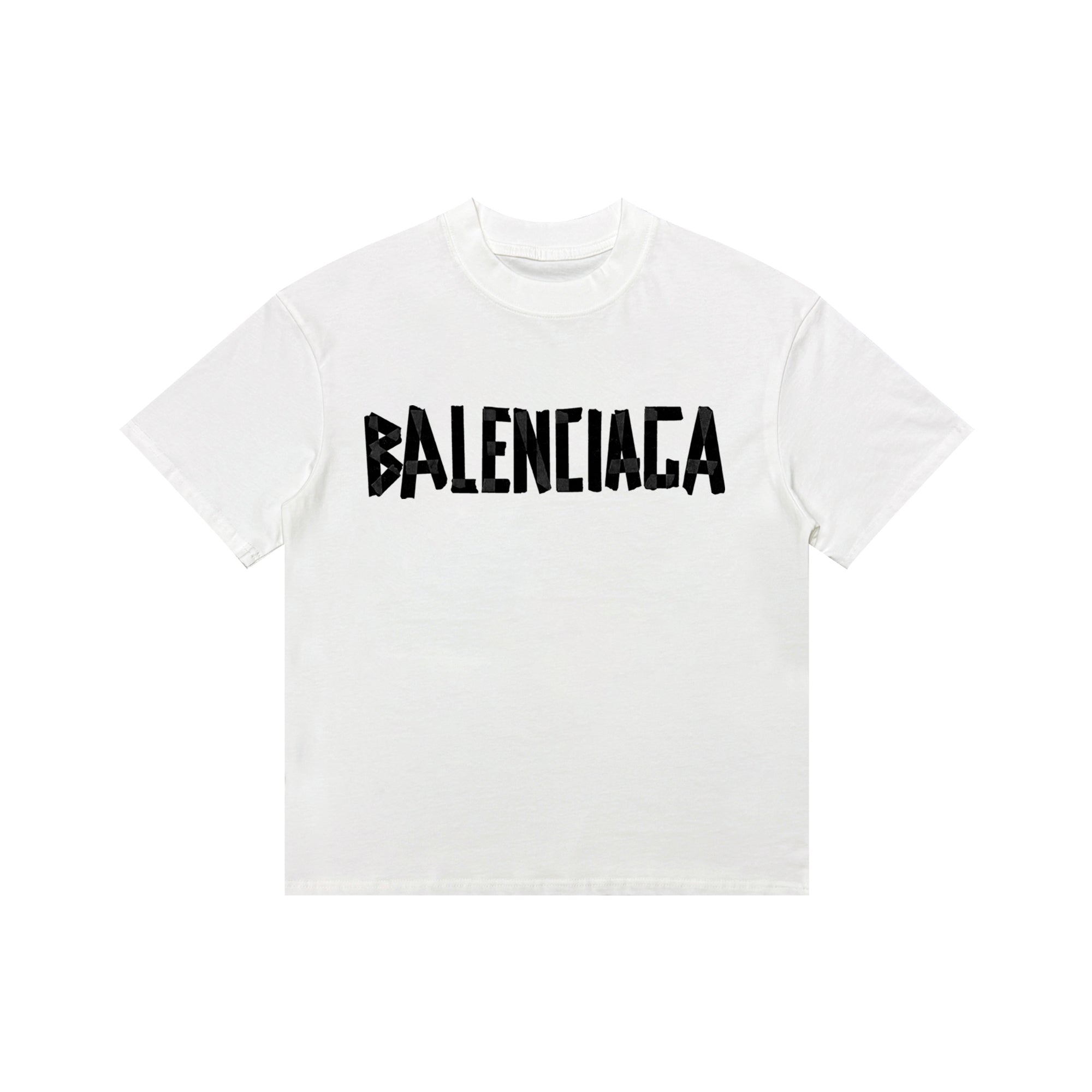 BALENCIAGA Kaos Logo Seri Huruf, Unisex,  '"COD'" BA-3