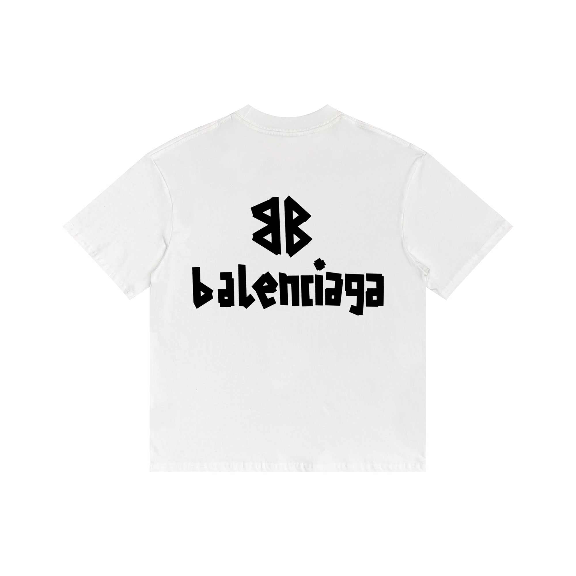 BALENCIAGA Kaos Logo Seri Huruf, Unisex,  '"COD'" BA-3
