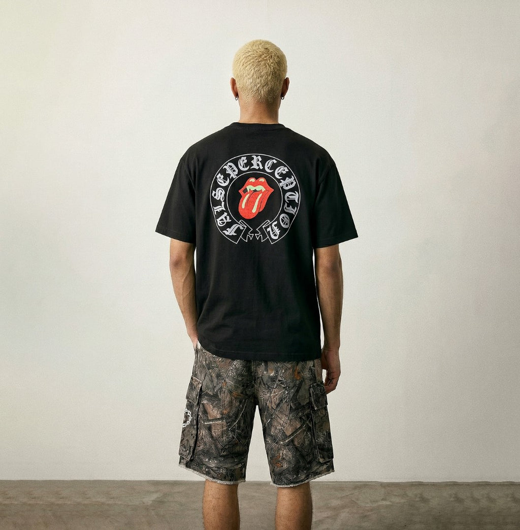 Chrome Hearts Kaos Logo Seri Huruf, Unisex '"COD '"  CH-2