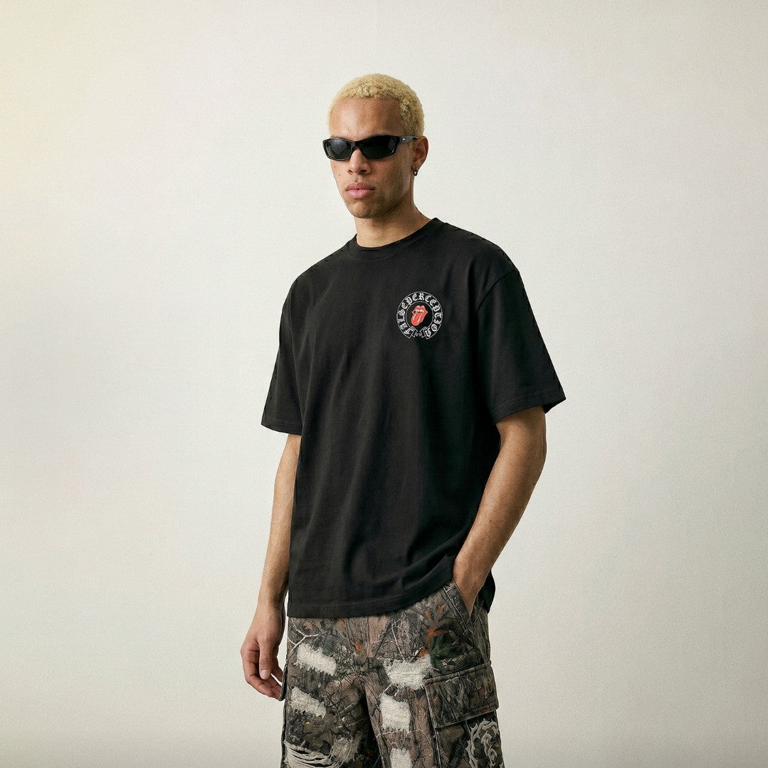 Chrome Hearts Kaos Logo Seri Huruf, Unisex '"COD '"  CH-2
