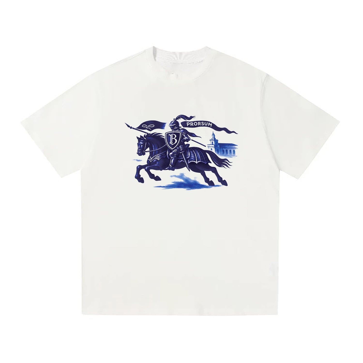 BURBERRY Kaos Logo Seri Huruf, Unisex '"COD '"  B-98