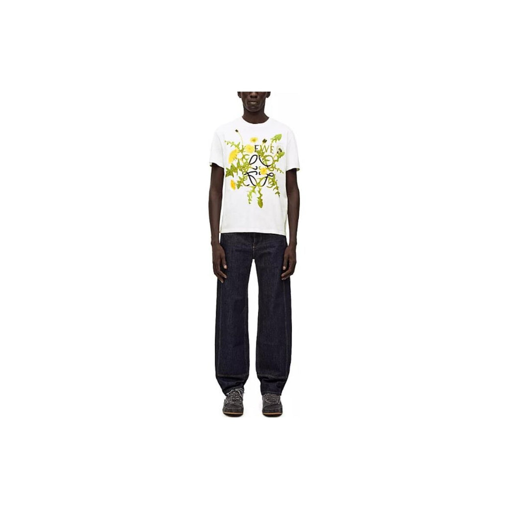 Kaos Pendek LOEWE dengan Motif Gambar/Cetak, Cocok untuk Pria dan Wanita -LE-05