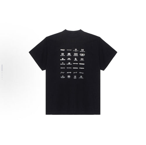 BALENCIAGA Kaos Logo Seri Huruf, Unisex '"COD '"  BA-2