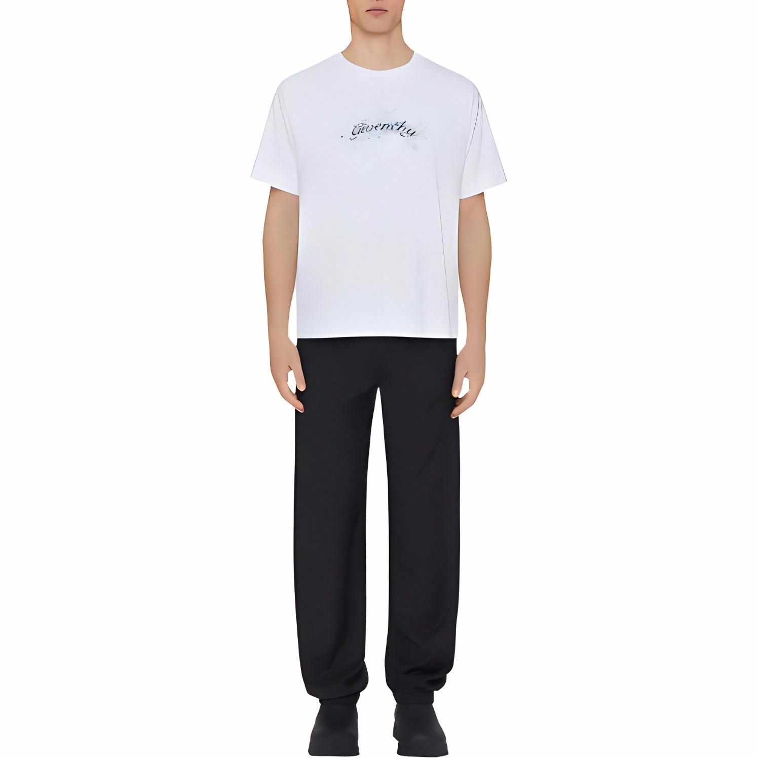 Kaos Givenchy Bermotif, Unisex -J-33