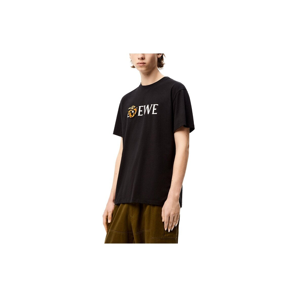 Kaos Pendek LOEWE dengan Motif Gambar/Cetak, Cocok untuk Pria dan Wanita -LE-20