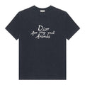 Kaos Pendek DIOR dengan Motif Gambar/Cetak, Cocok untuk Pria dan Wanita  -D-02