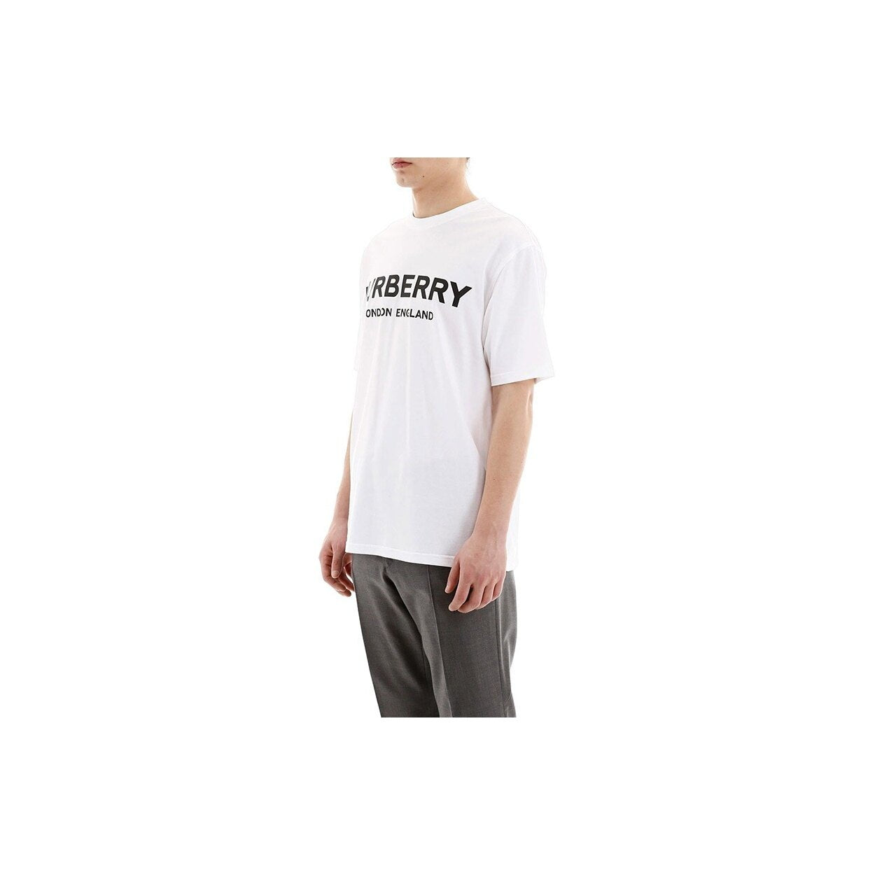 Burberry Kaos Logo Seri Huruf, Unisex, COD '"B-49
