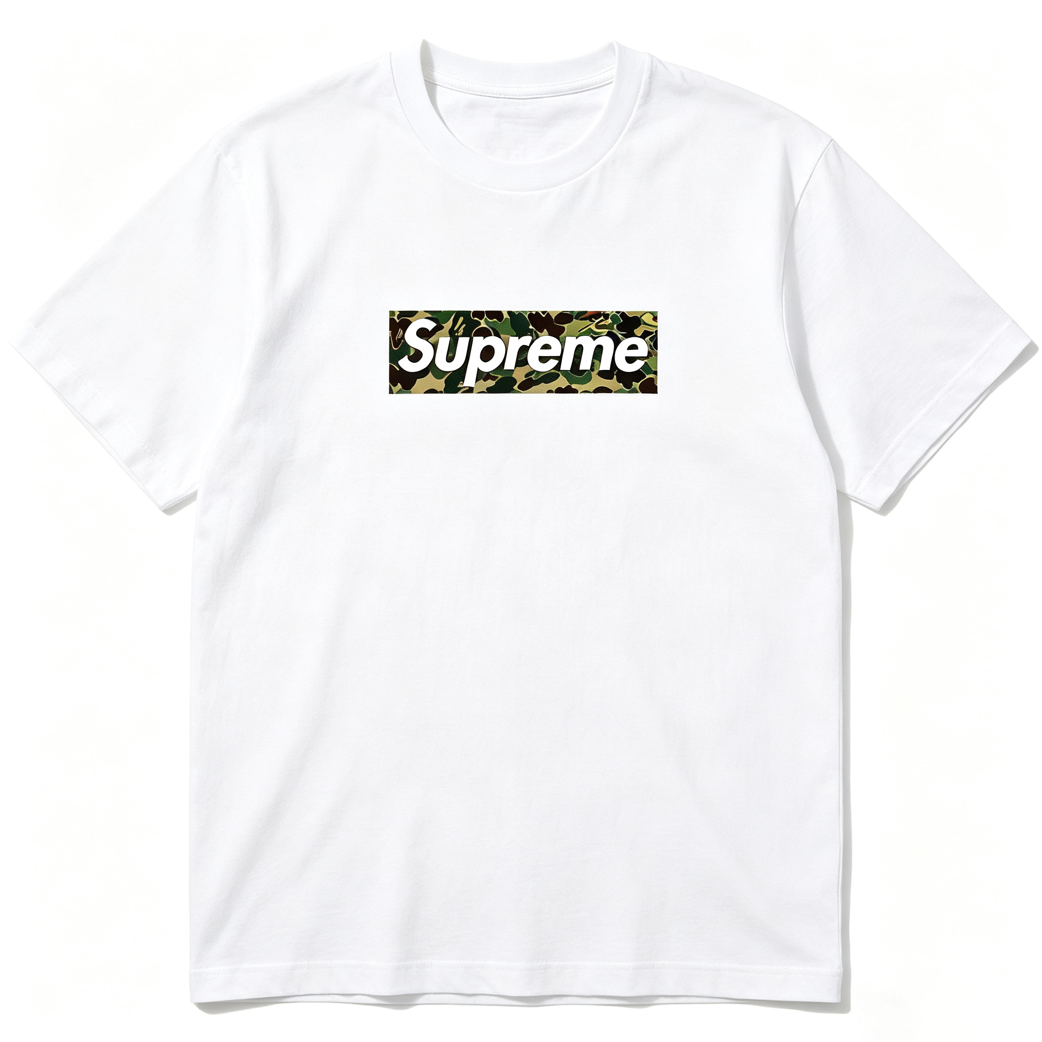 SUPREME Kaos Logo Seri Huruf, Unisex 'COD'