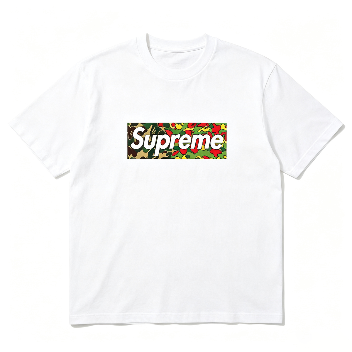 SUPREME Kaos Logo Seri Huruf, Unisex 'COD'