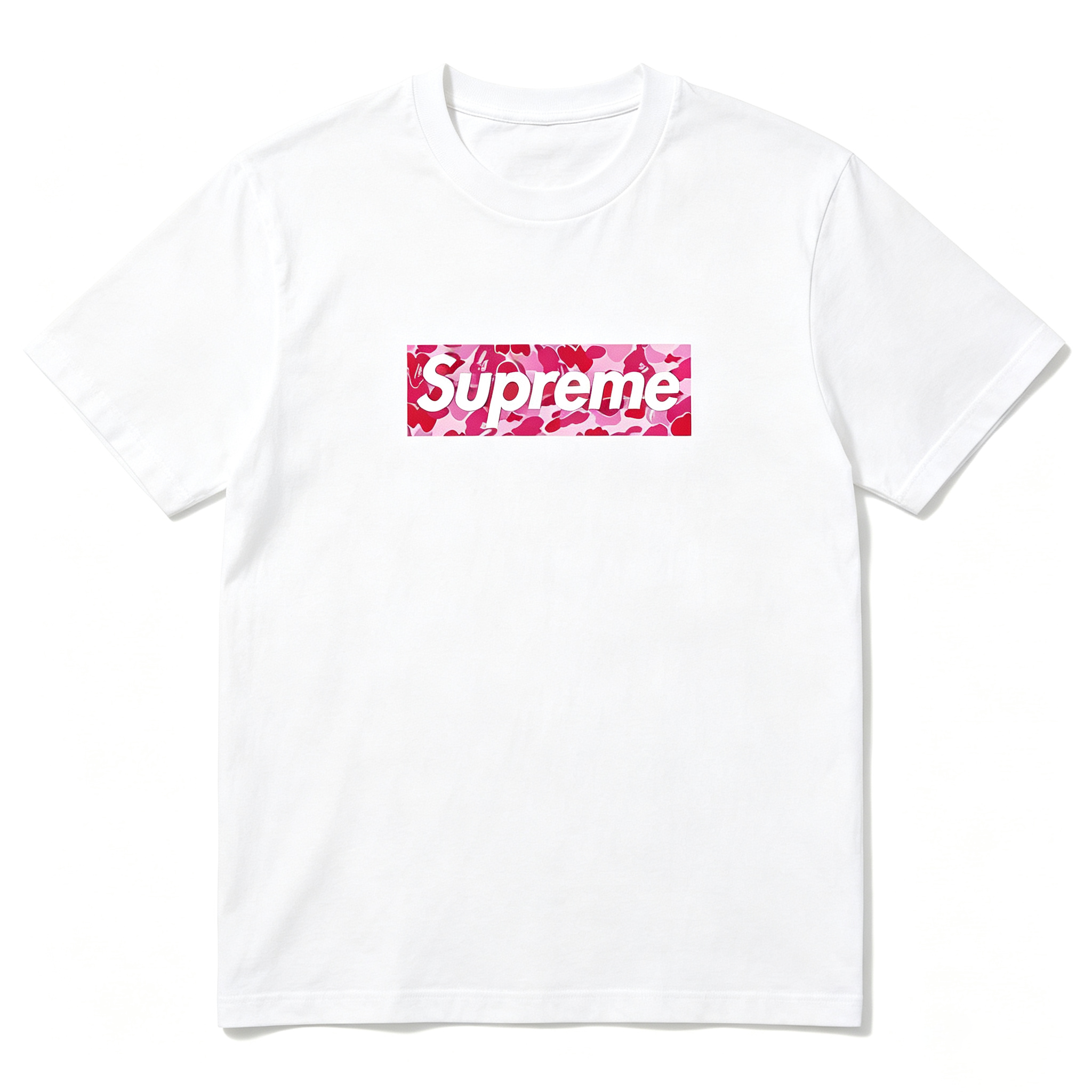 SUPREME Kaos Logo Seri Huruf, Unisex 'COD'
