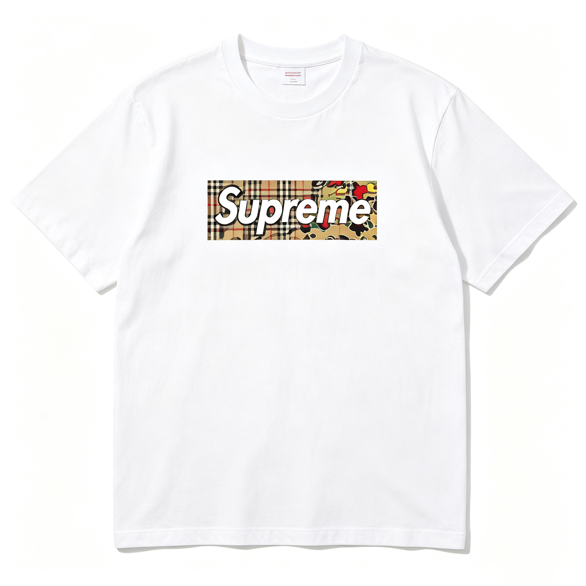 SUPREME Kaos Logo Seri Huruf, Unisex 'COD'