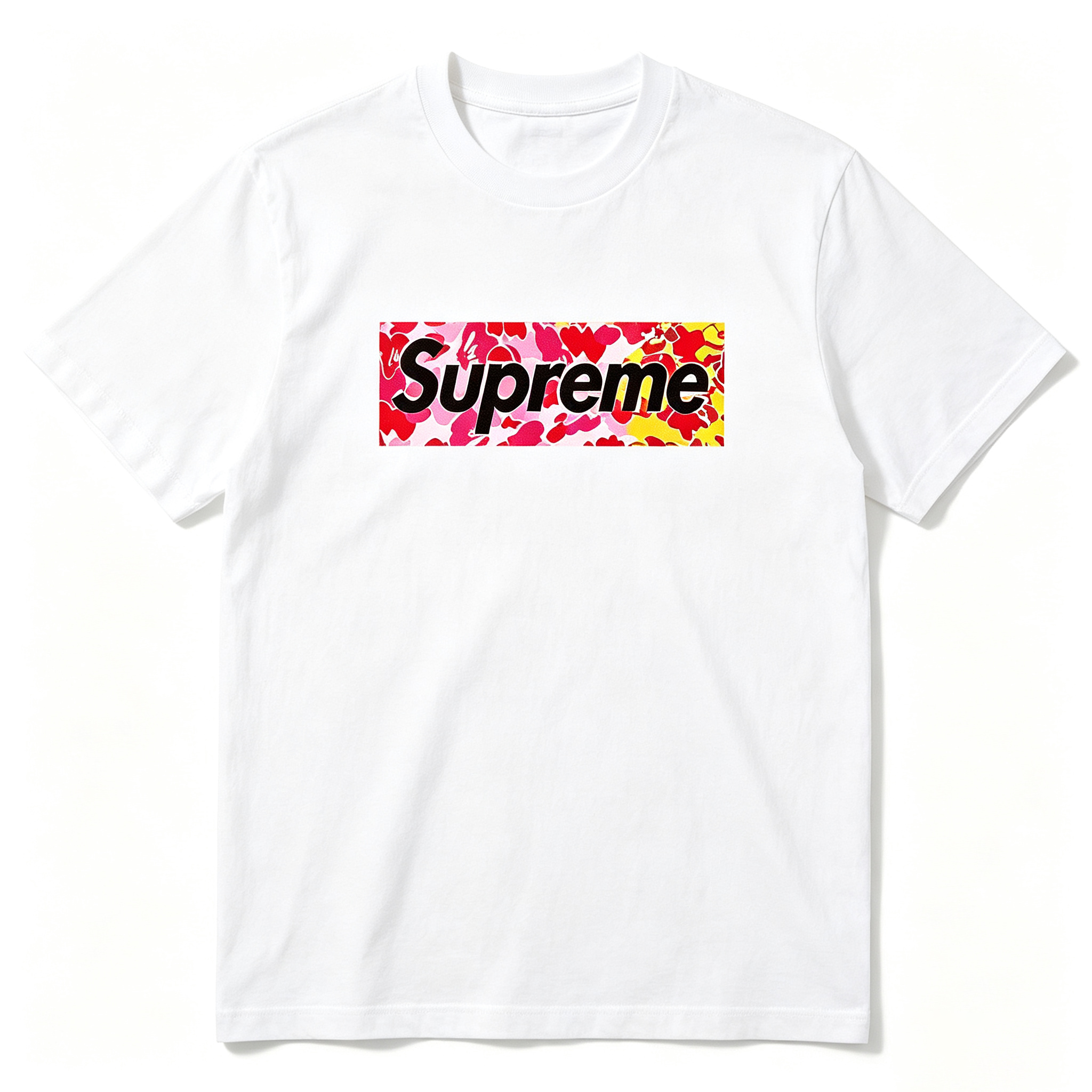 SUPREME Kaos Logo Seri Huruf, Unisex 'COD'