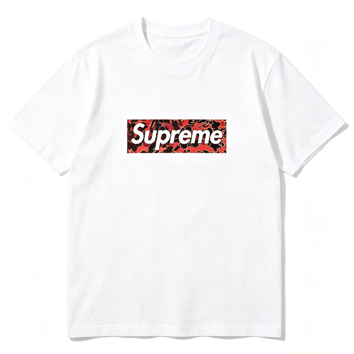 SUPREME Kaos Logo Seri Huruf, Unisex 'COD'