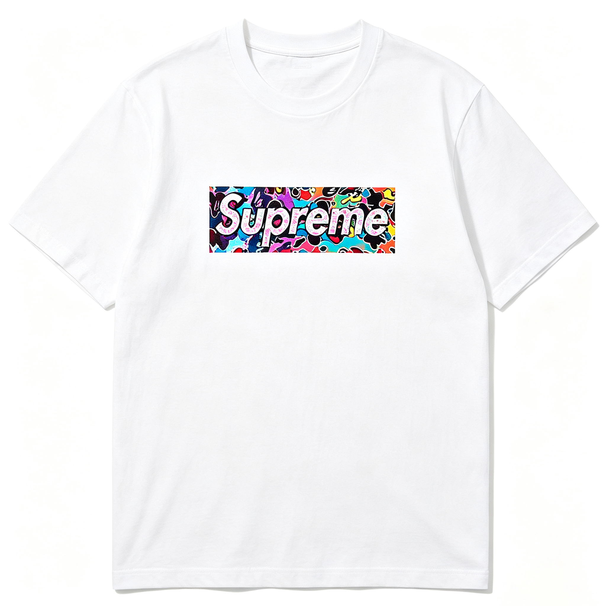 SUPREME Kaos Logo Seri Huruf, Unisex 'COD'