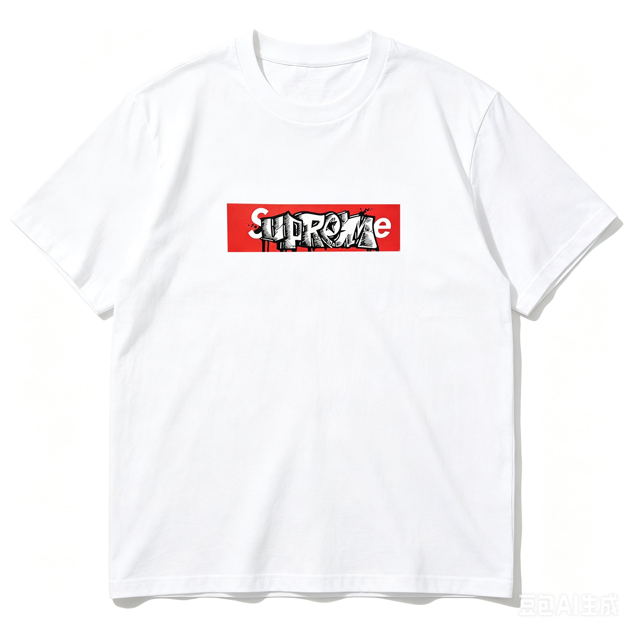 SUPREME Kaos Logo Seri Huruf, Unisex 'COD'