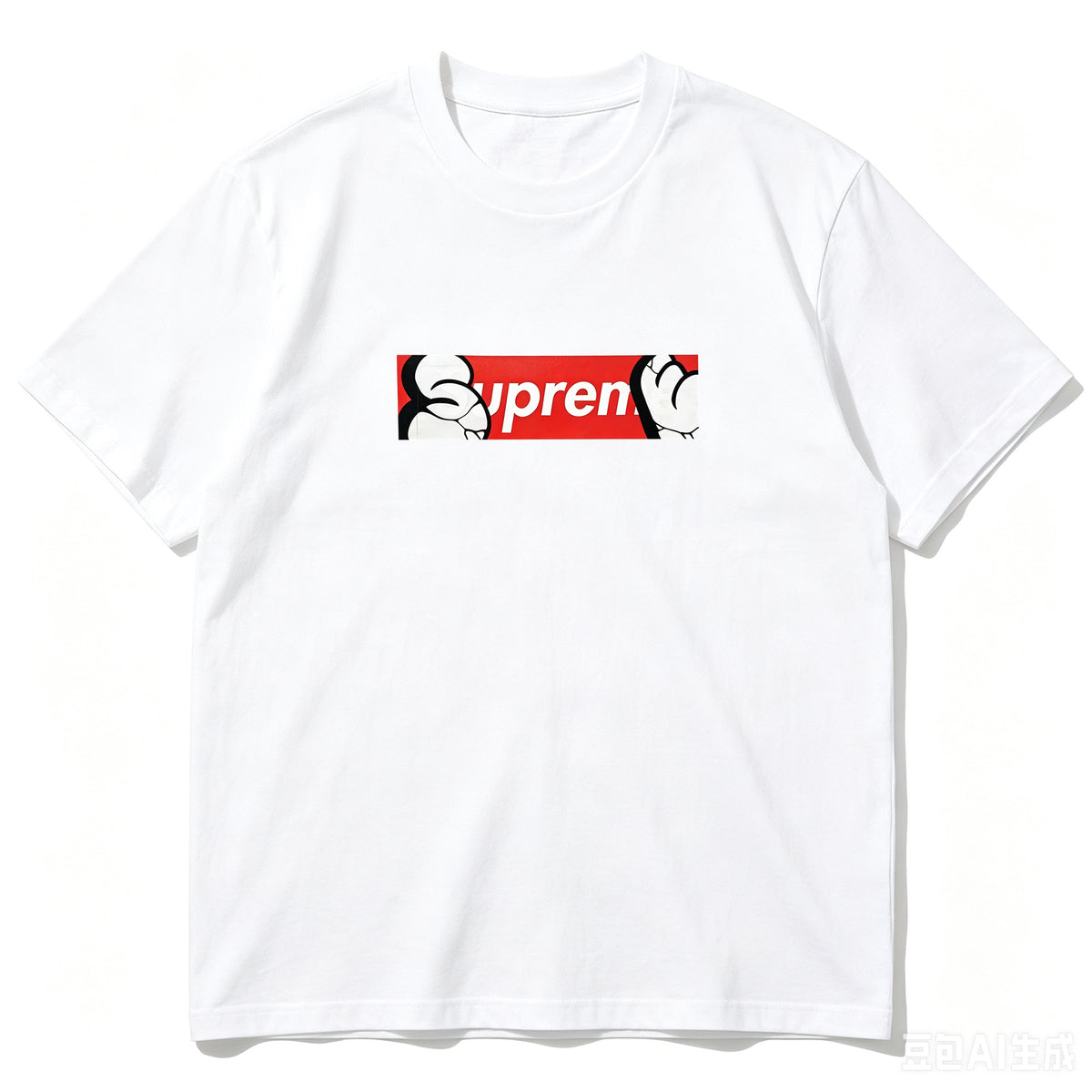 SUPREME Kaos Logo Seri Huruf, Unisex 'COD'