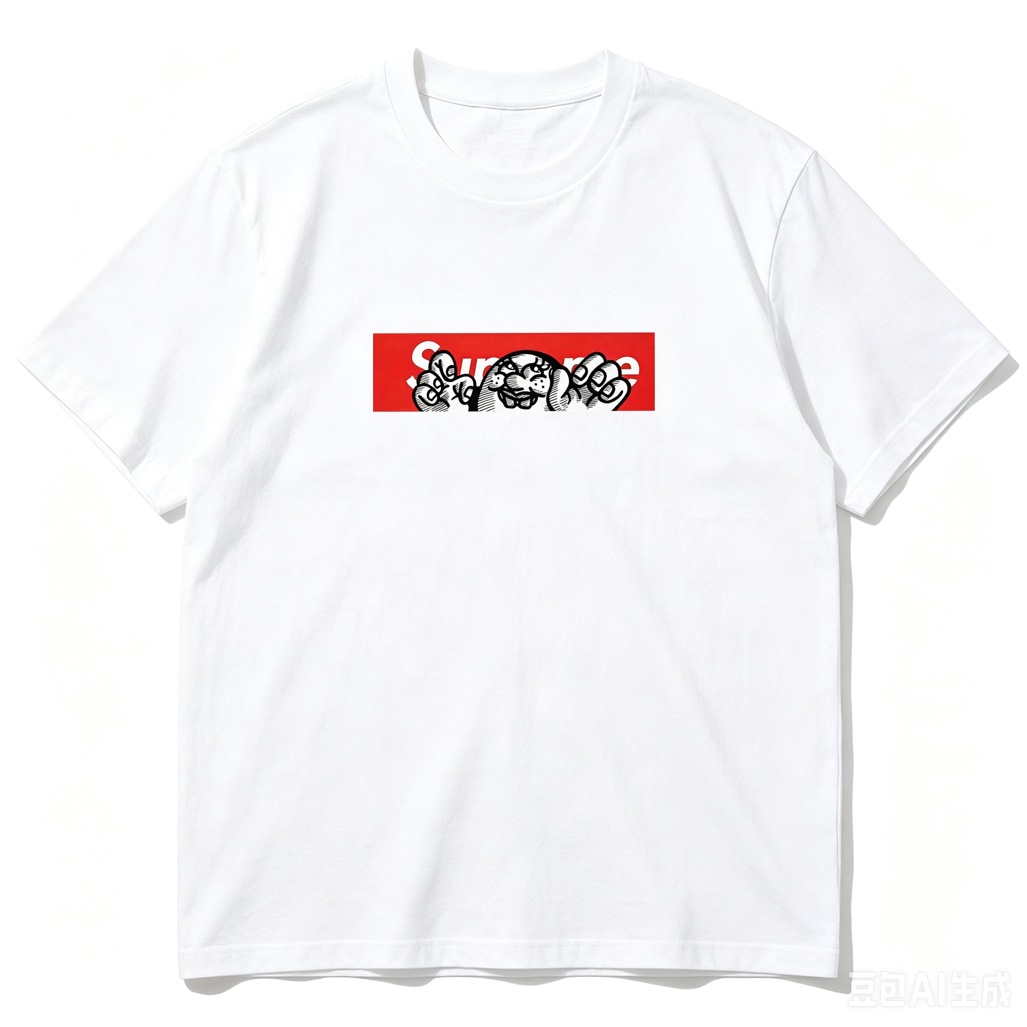 SUPREME Kaos Logo Seri Huruf, Unisex 'COD'