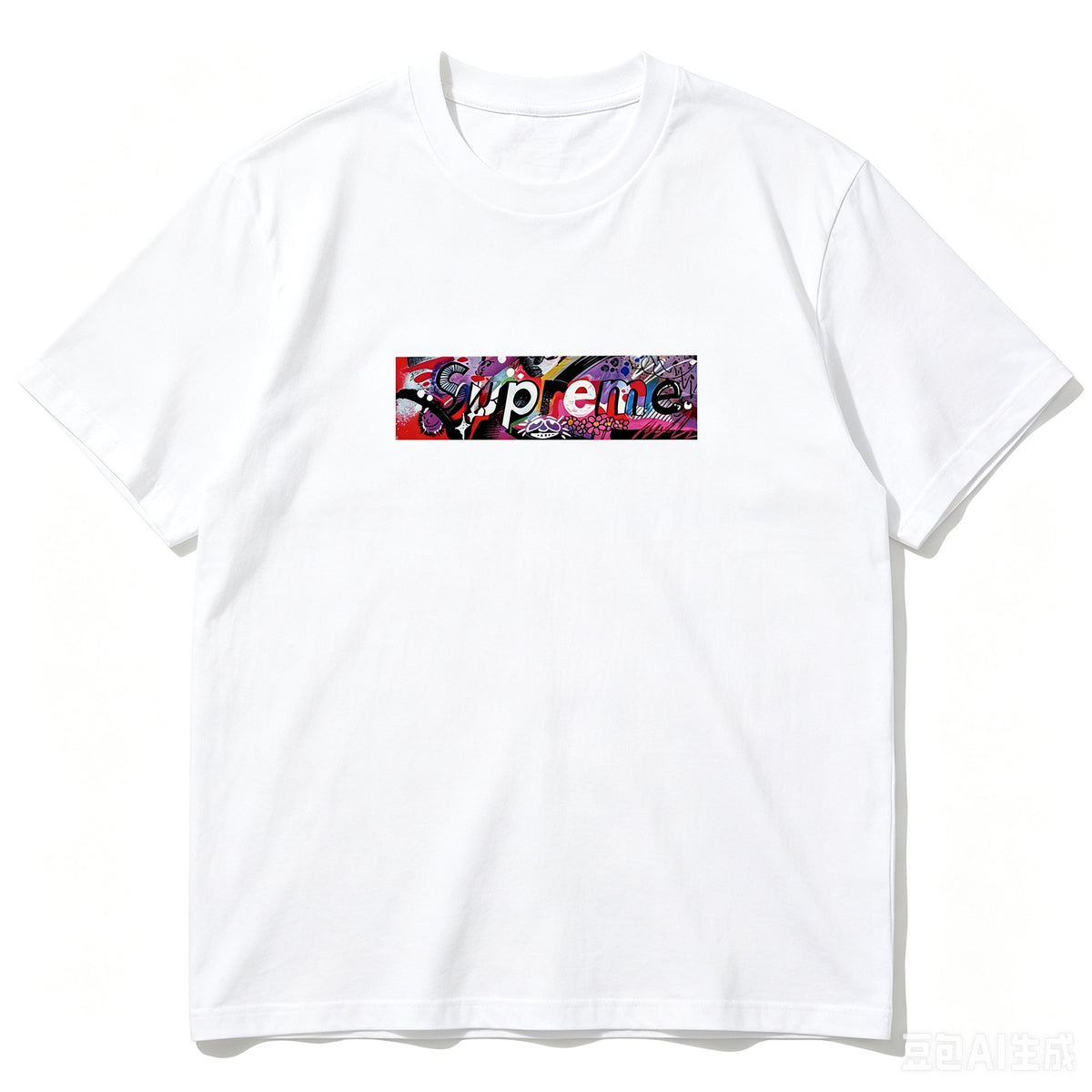 SUPREME Kaos Logo Seri Huruf, Unisex 'COD'