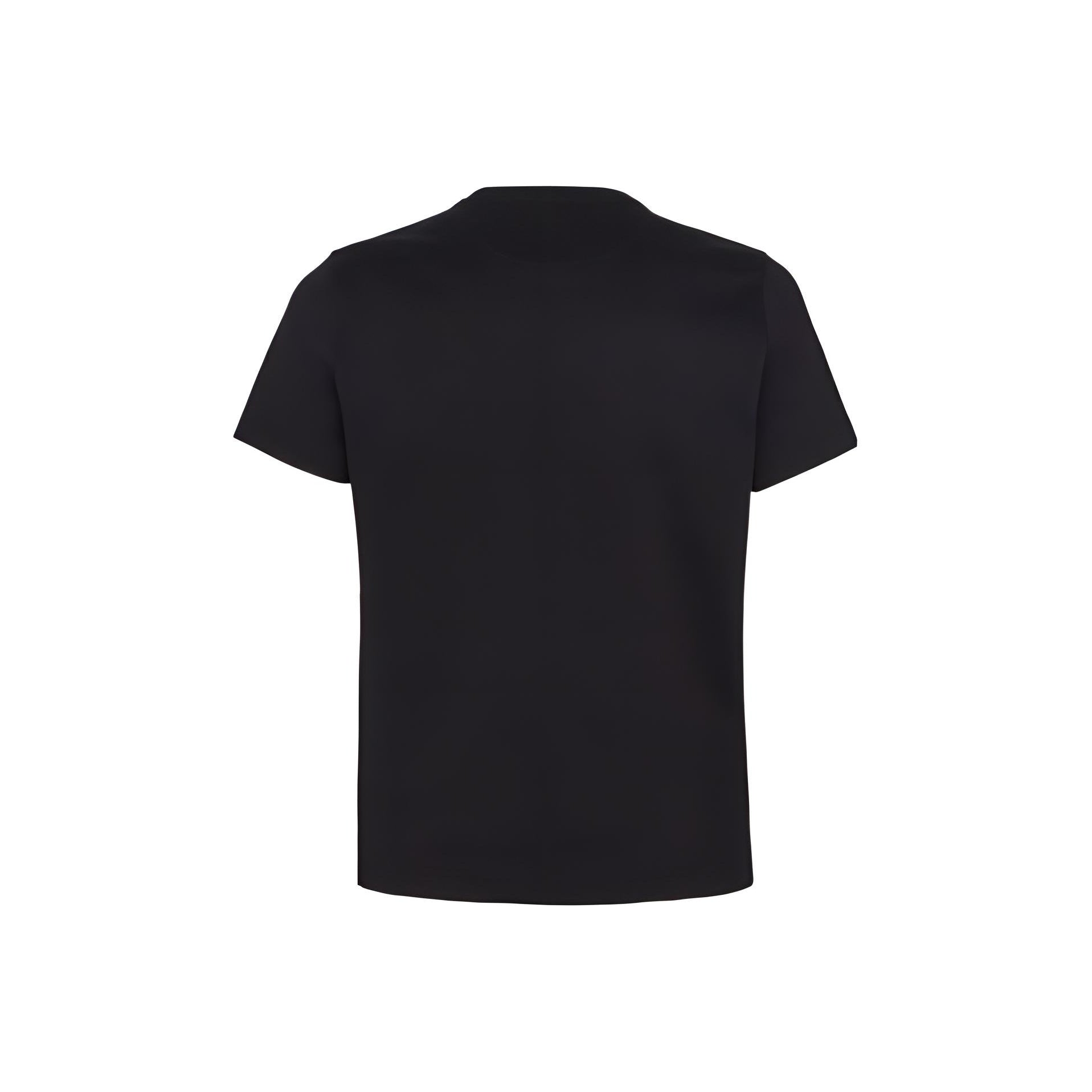 Kaos Pendek FENDI dengan Motif Gambar/Cetak, Cocok untuk Pria dan WanitaF-53