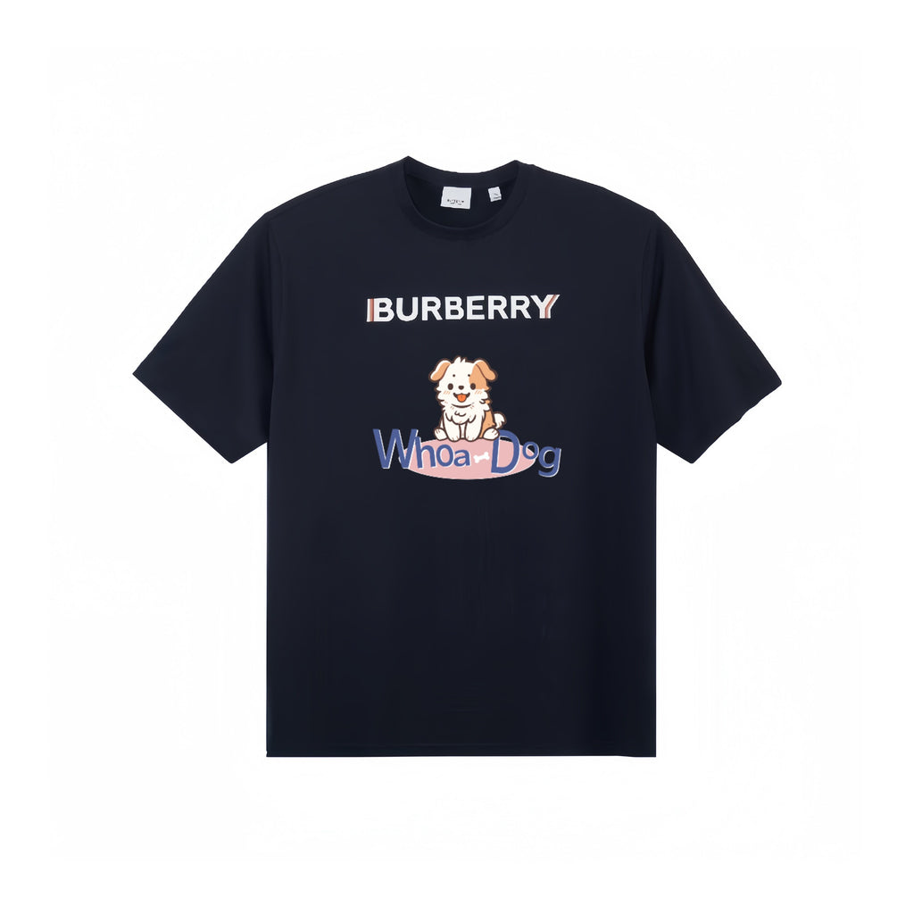 Burberry Kaos Logo Seri Huruf, Unisex, COD '"B-38
