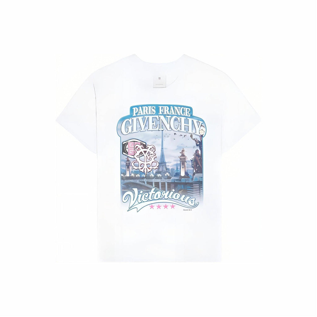 Kaos Givenchy Bermotif, Unisex -J-39