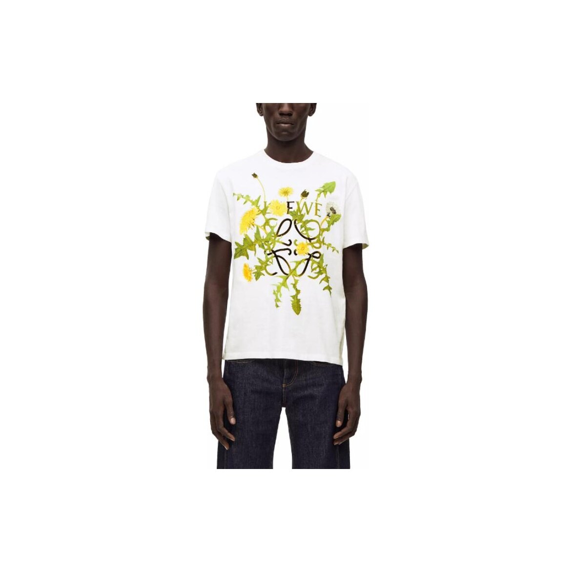 Kaos Pendek LOEWE dengan Motif Gambar/Cetak, Cocok untuk Pria dan Wanita -LE-05