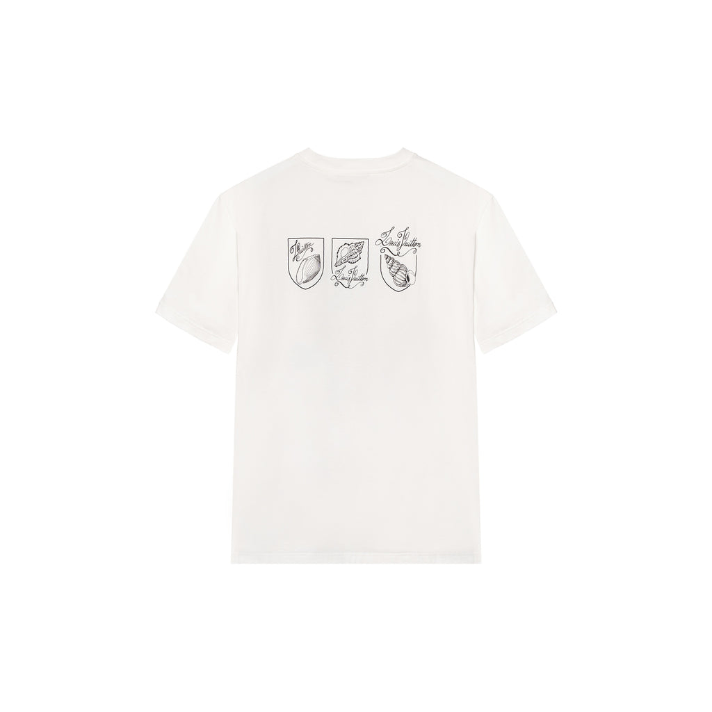 LV Kaos Logo Seri Huruf, Unisex, COD '-L-08