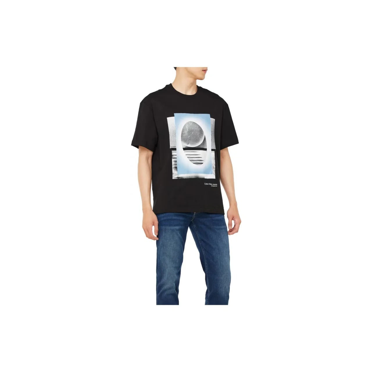 Calvin Klein Kaos Logo Seri Huruf, Unisex '"COD '" K203