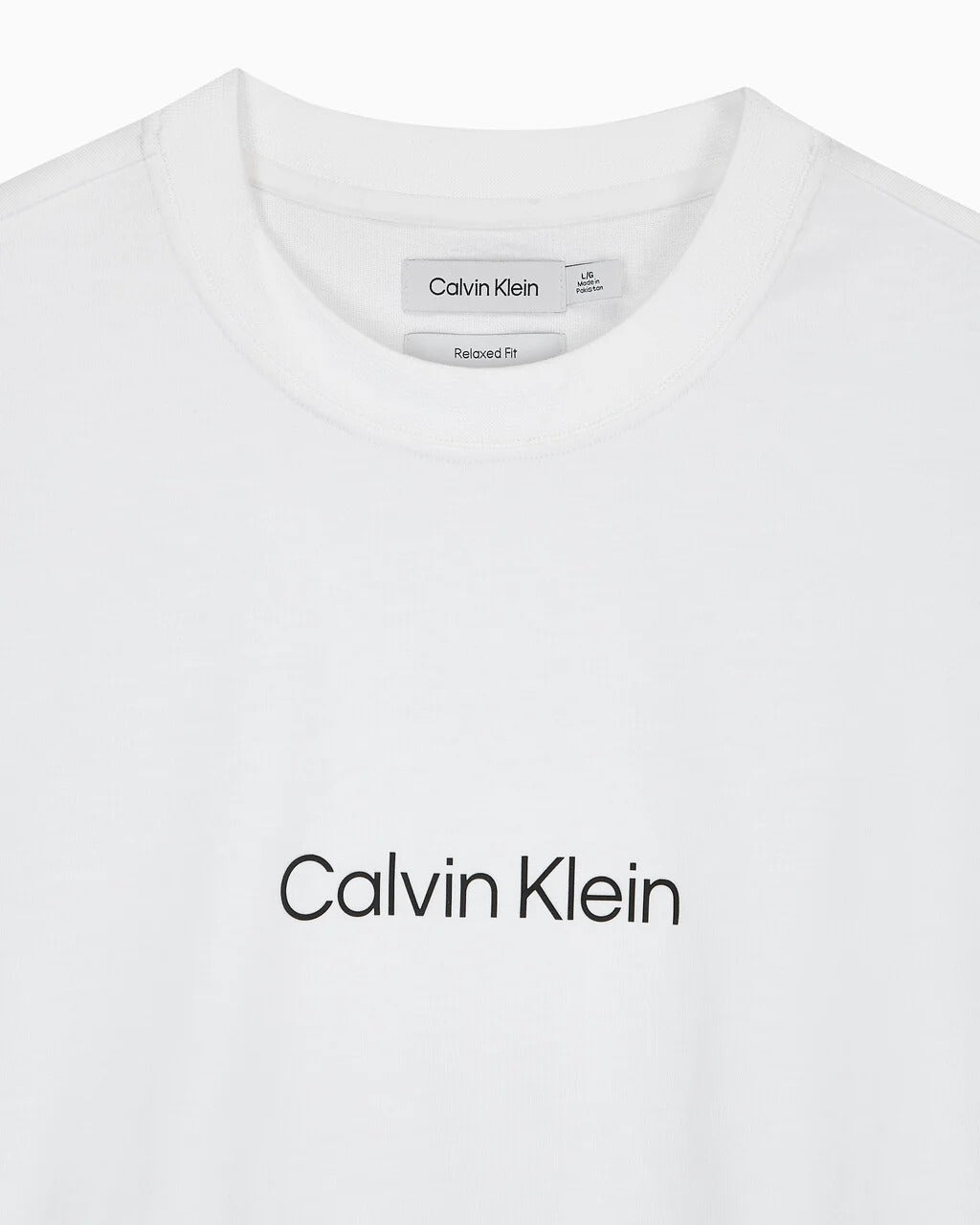 Calvin Klein Kaos Logo Seri Huruf, Unisex '"COD '" K207