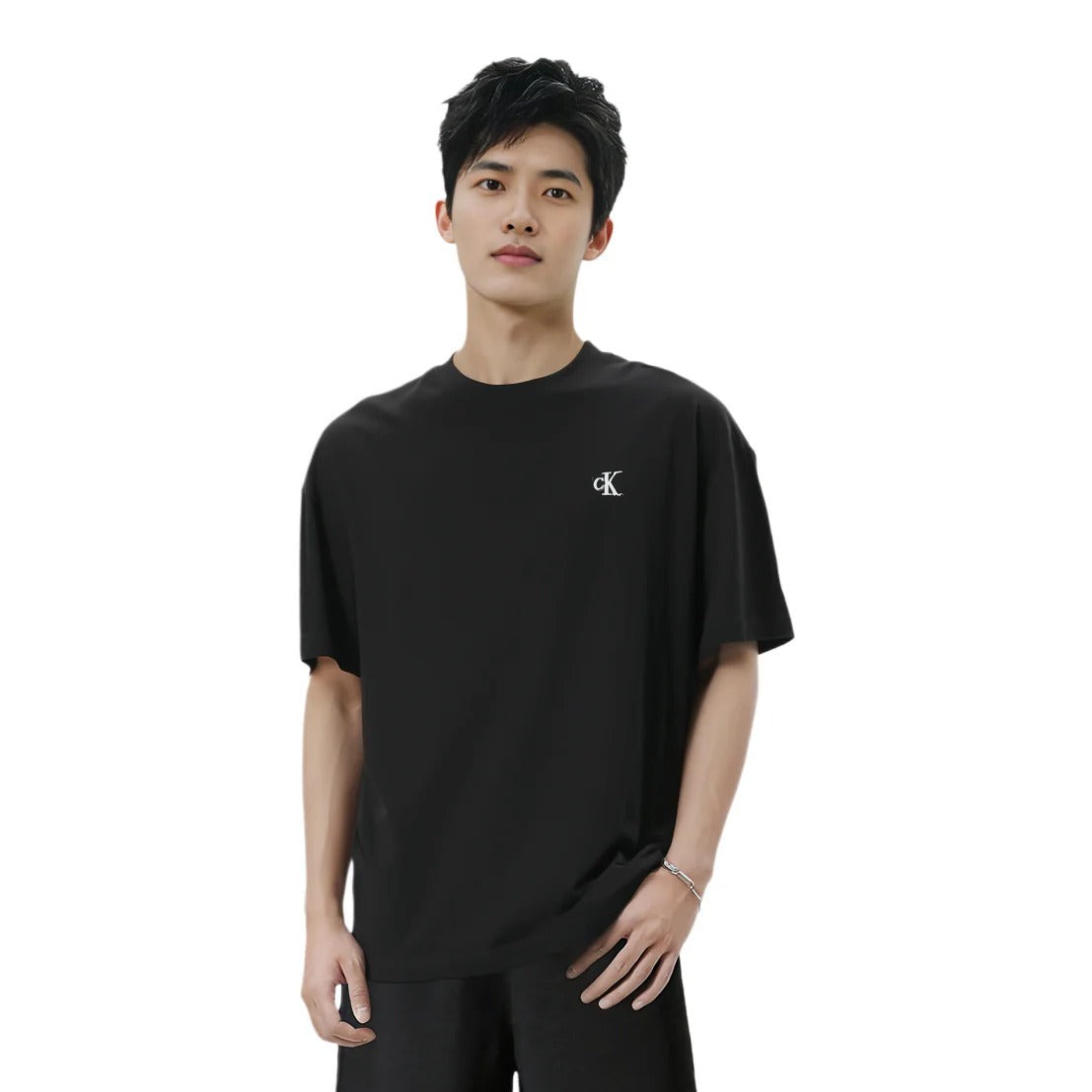 Calvin Klein Kaos Logo Seri Huruf, Unisex '"COD '" K208